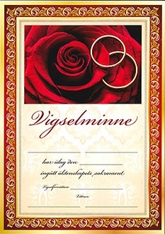 Vigselminne ros