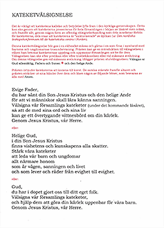 Kateketvälsignelse