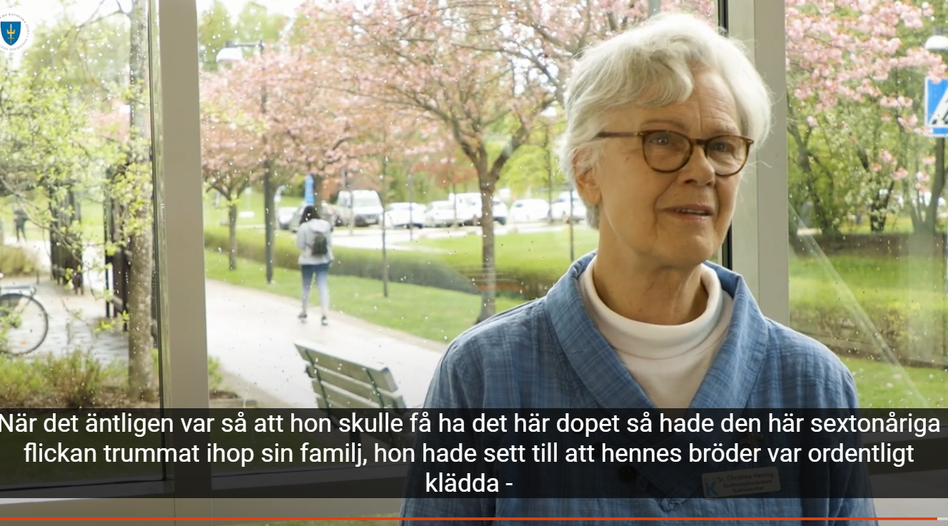 Syster Christina Hennig berättar utifrån sina erfarenheter av lidande vid sjukbädden.